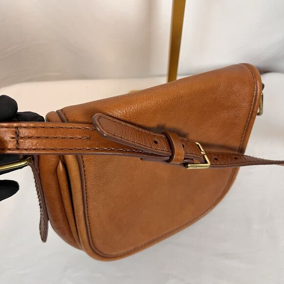 Vtg Fossil Mini Saddle Bag Handbag Purse Messenger Bag Crossbody Mail Small - Picture 9 of 12